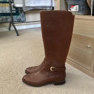 Clark’s brown leather boots